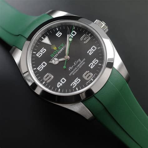 rolex air king nylon strap|rolex air king rubber.